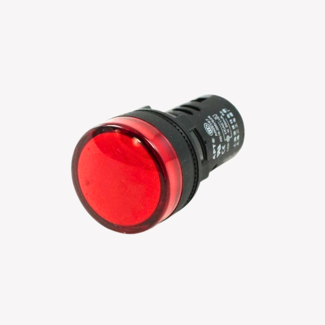 PILOTO LED ROJO DE 22MM  24VDC