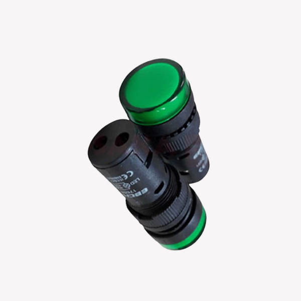 PILOTO LED VERDE DE 16MM 24VDC