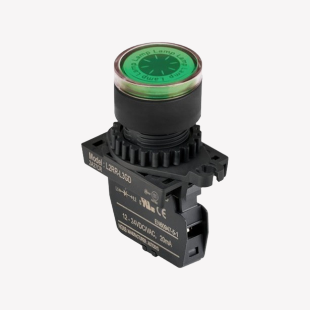 PILOTO LED VERDE DE 22MM 12-24V AC/DC AUTONICS