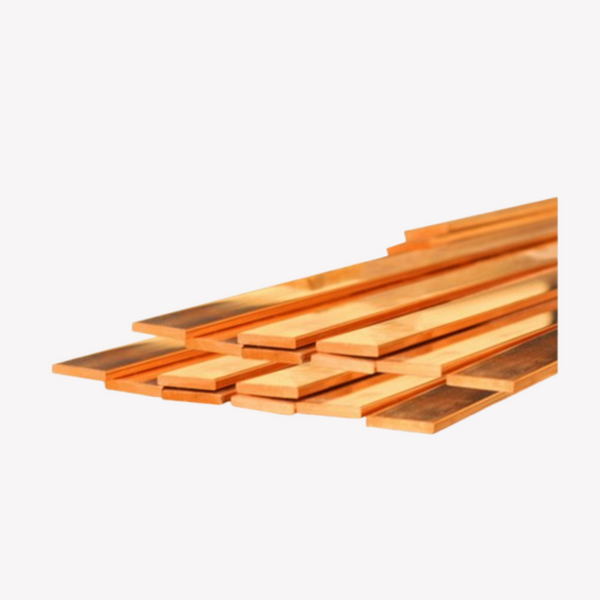 PLATINA DE COBRE DE 1/4 X 1 1/2" 580 amp 1 MT