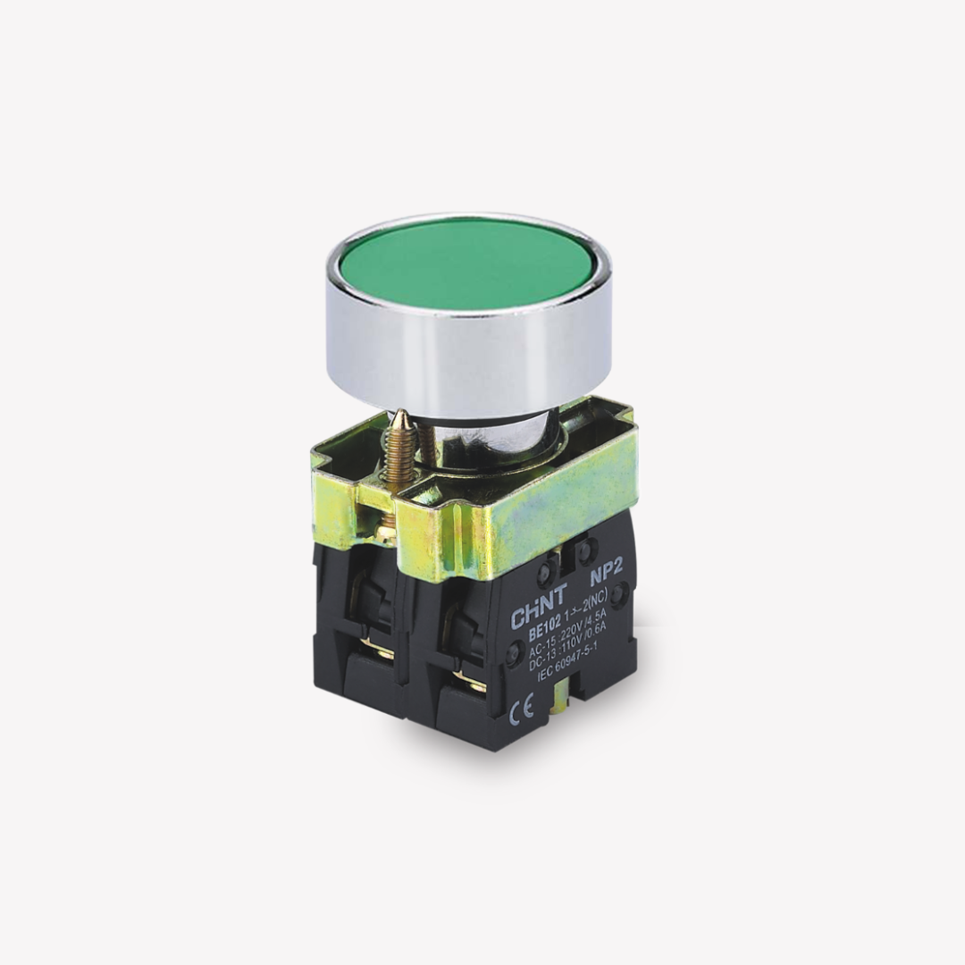 PULSADOR NP2-BA31 VERDE CHINT