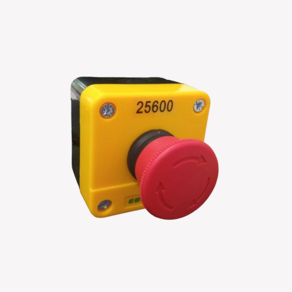 PULSADOR PARO DE EMERGENCIA EN CAJA PLASTICA