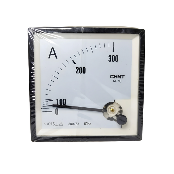 AMPERIMETRO PARA CONEXIÓN A TC DE 300/5 A  96X96