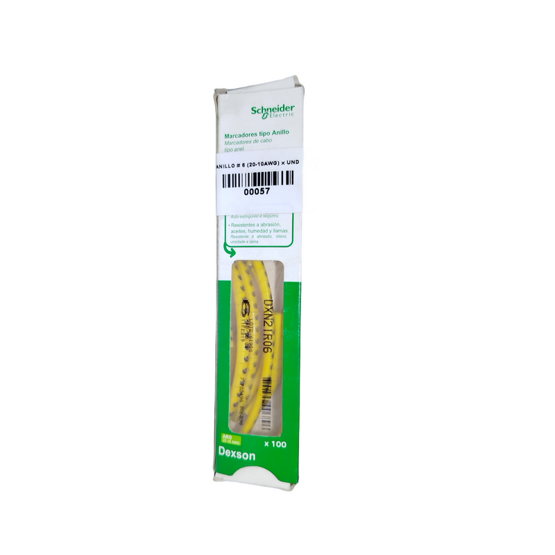 ANILLO # 6 (20-10AWG) x 100 UND