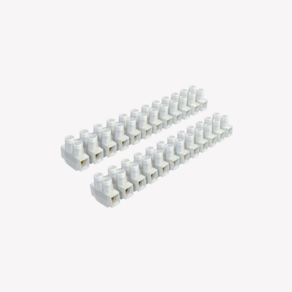 REGLETA PLASTICA DE 20A 12 POLOS