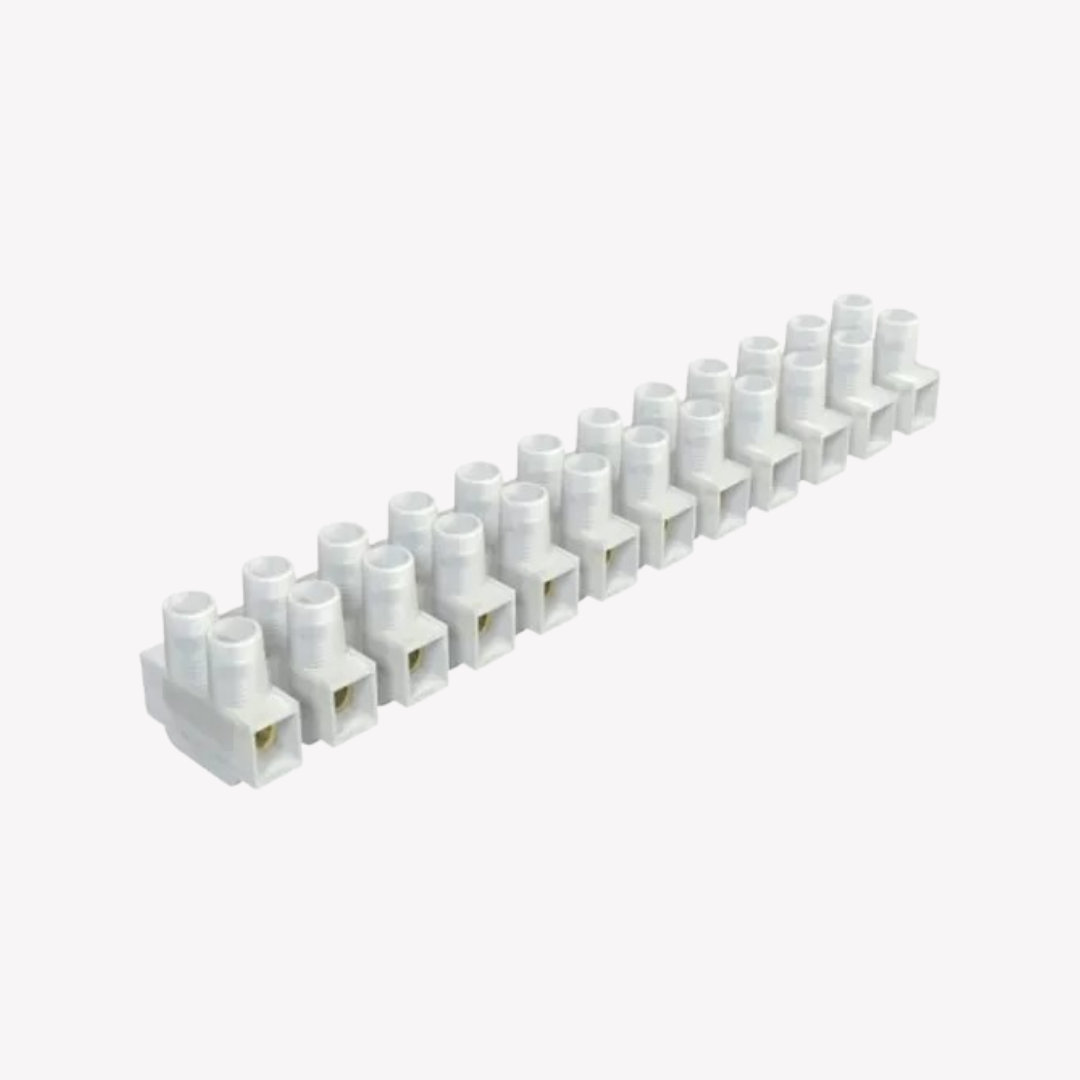 REGLETA PLASTICA DE 30A 12 POLOS