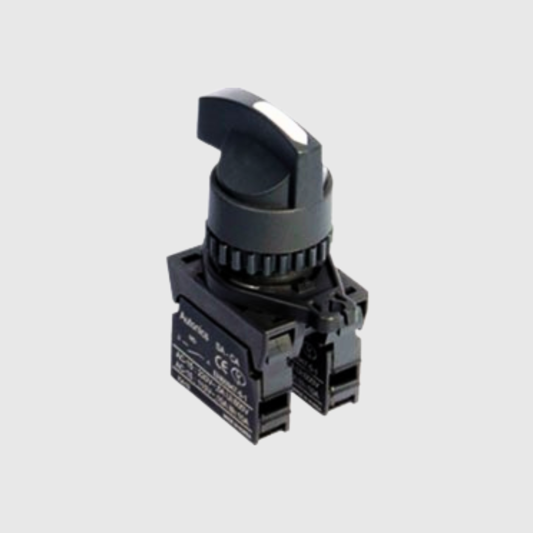 SELECTOR MULETILLA PLASTICO 2 POSICIONES PALANCA LARGA 22mm AUTONICS