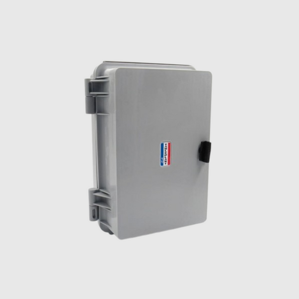 TABLERO TERMOPLASTICO TAPA GRIS/ TRANSPARENTE ABS 250X350X150mm