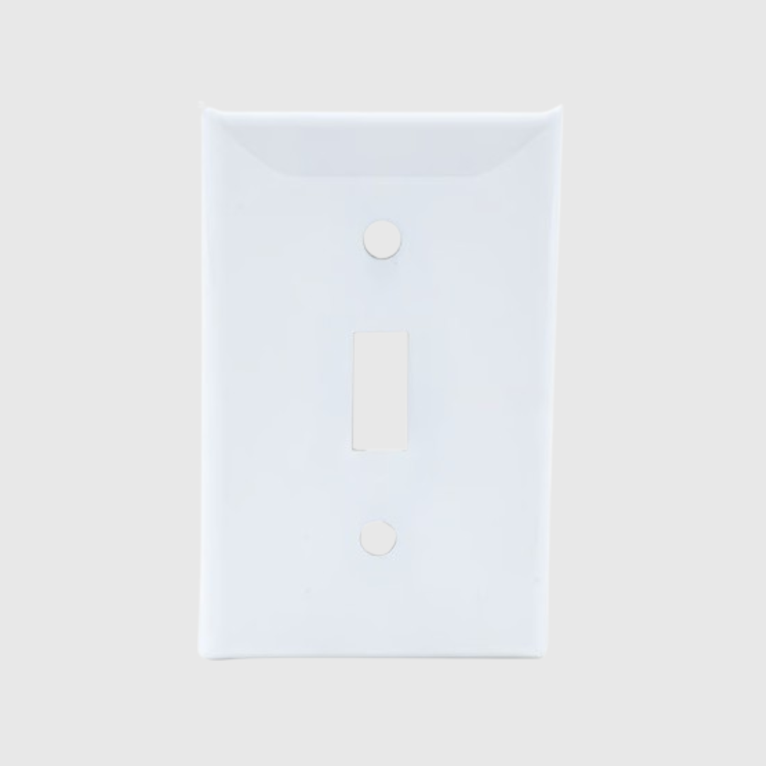 TAPA PARA INTERRUPTOR SENCILLO BLANCO