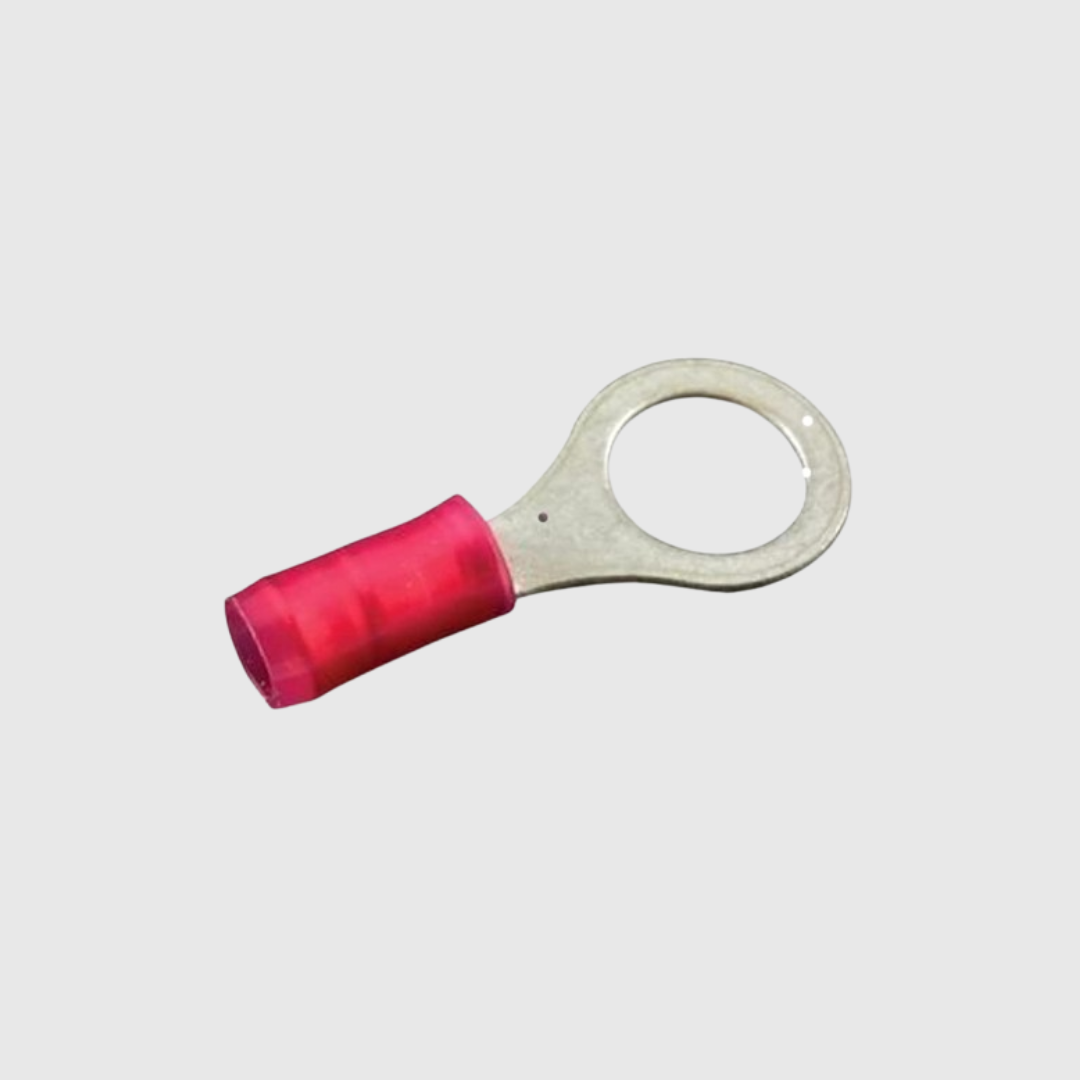 TERMINAL ANILLO ROJO OJO 5/16 8 AWG