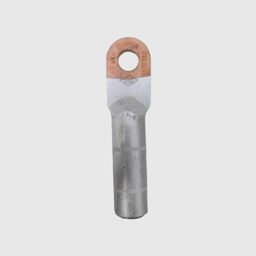 TERMINAL DE PONCHAR BIMETALICO No 4/0 PALA REDONDA OJO 7/16"