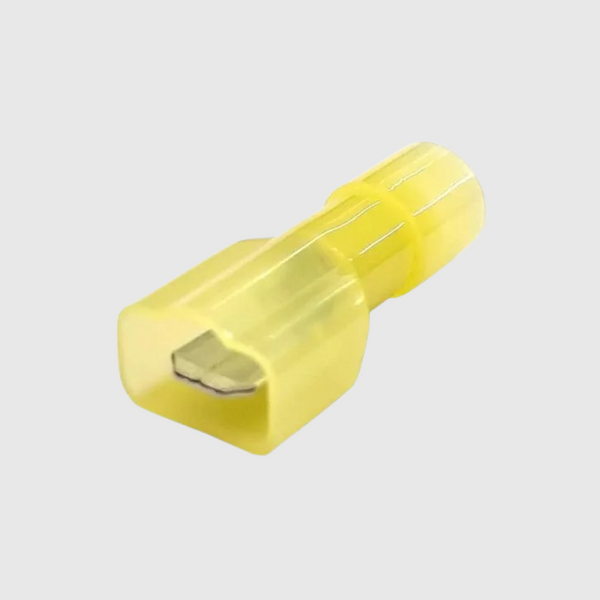 TERMINAL FASTON MACHO AISLACION COMPLETA AMARILLO 12-10 AWG