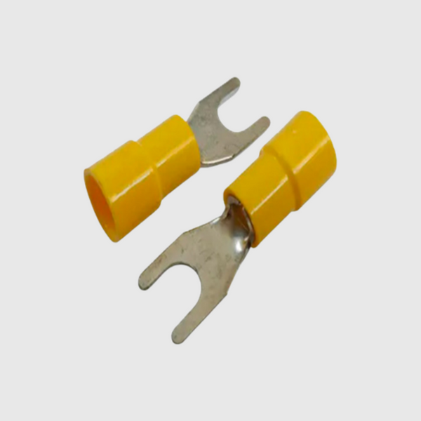 TERMINAL U AMARILLA 3/16 10-12 AWG