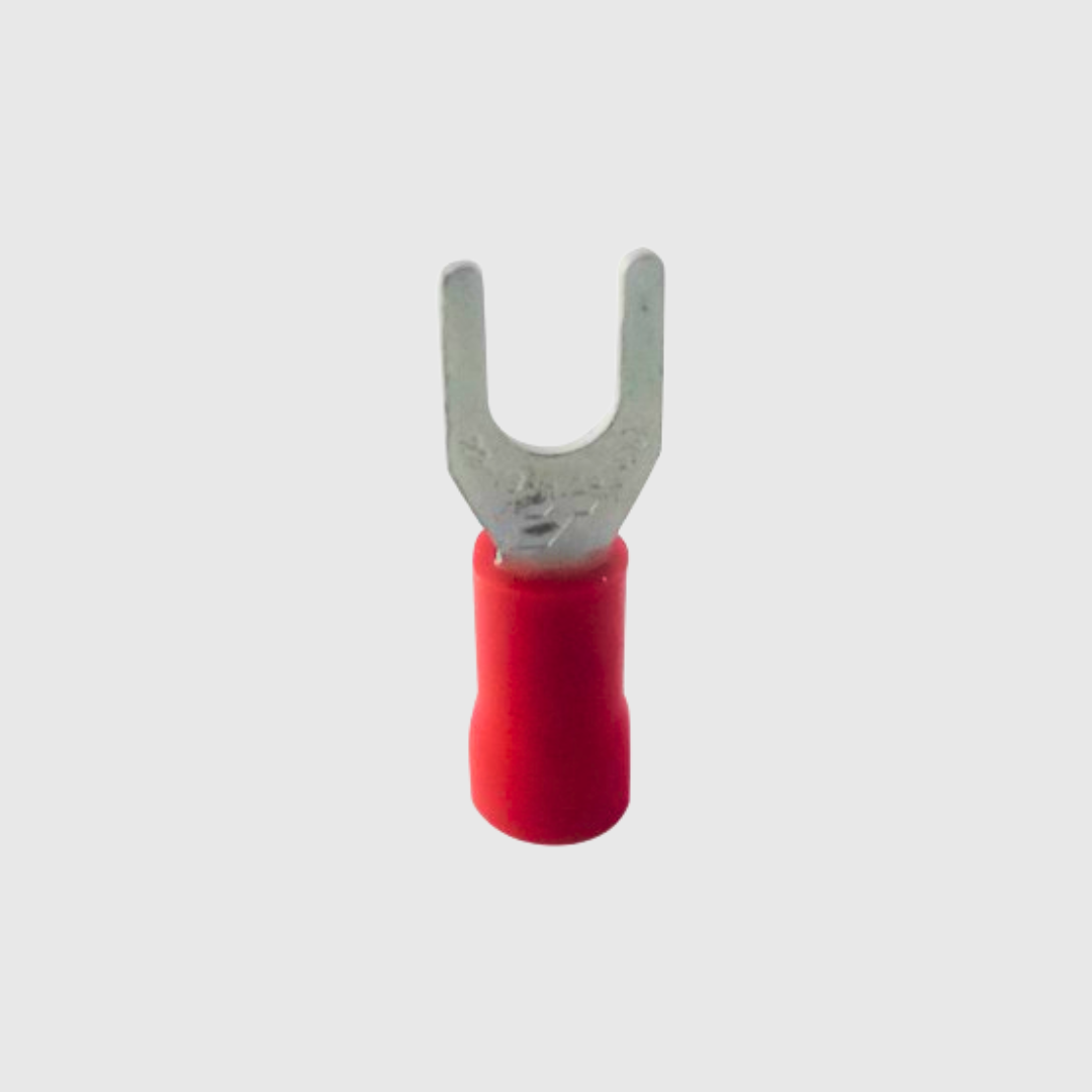 TERMINAL U ROJO 1/8 18 AWG