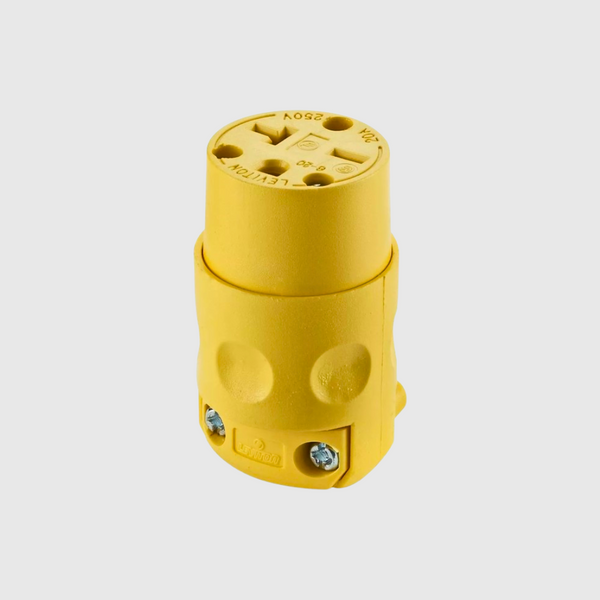 TOMA AEREA DE 20 AMP AMARILLA 250V
