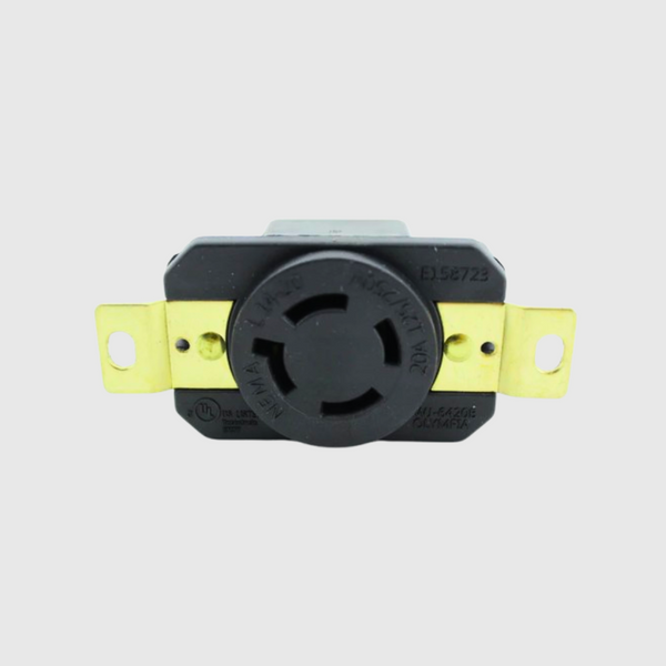 TOMA DE INCRUSTAR DE SEGURIDAD NEMA  20 AMP 3P+T 250VAC