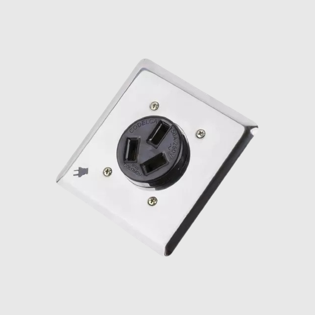 TOMA DE INCRUSTAR TRIFASICA DE 50 AMP 250V CODELCA