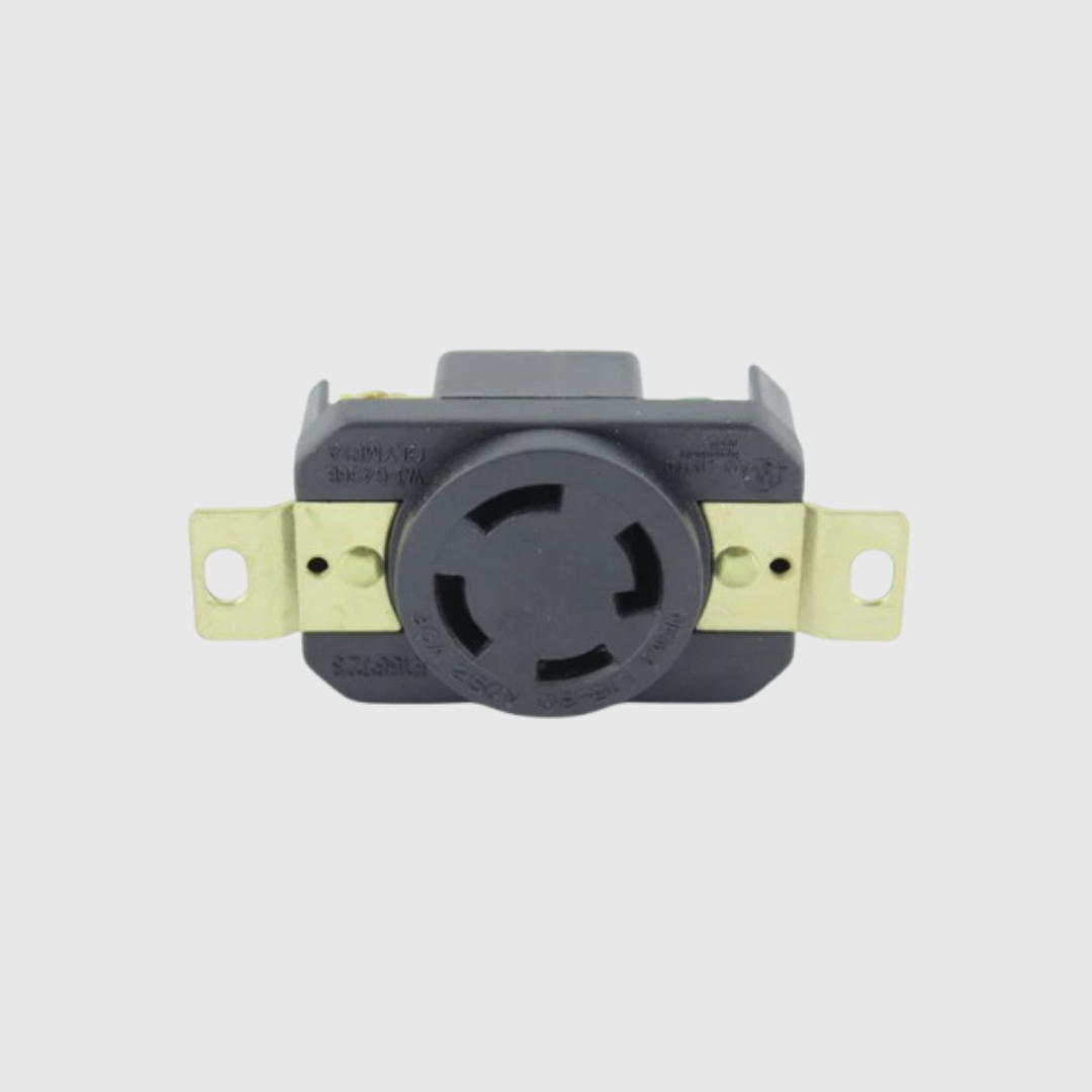 TOMA DE SEGURIDAD DE INCRUSTAR 30A 250VC 3P+T NEMA L15-30R