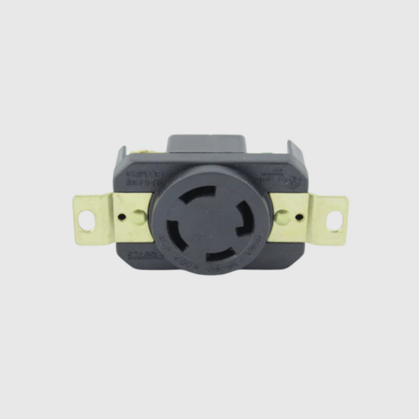 TOMA DE SEGURIDAD DE INCRUSTAR 30A 250VC 3P+T NEMA L15-30R