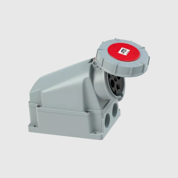 TOMA SOBREPONER 3P+T 440V 63 AMP ROJA VCP IP67