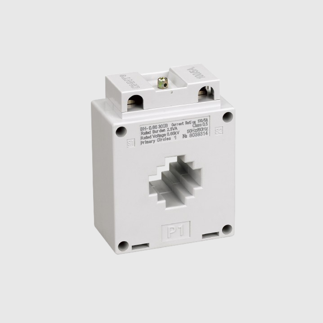 TRANSFORMADOR DE CORRIENTE BH-0.66 50 i 600/5 CHINT