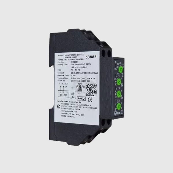 VIGILANTE DE TENSION 208-480 PARA RIEL DIN