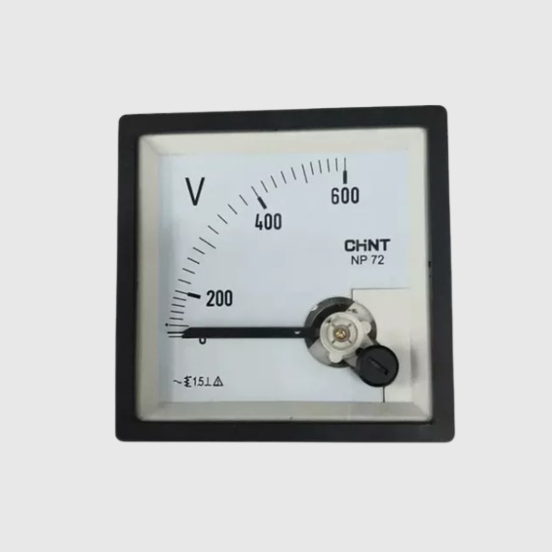 VOLTIMETRO 0-600 VAC 72x72