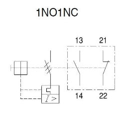 CONTACTO AUXILIAR FRONTAL PARA GUARDAMOTOR LS 1NO+1NC