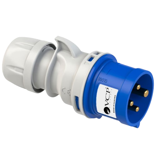 00340 CLAVIJA 3P+T  32 AMP 220V AZUL VCP/FAMATEL  IP44